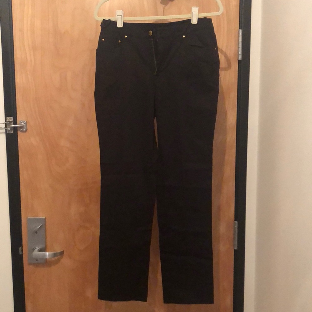 Jones New York Signature Stretch Pant Black - Sz 4